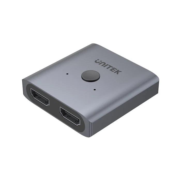 Unitek HDMI1.4 Switch 2-To-1 Bi-Direction (4K 60Hz), Space Grey - Go Banana