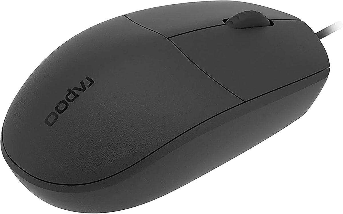 Rapoo N200 Wired Optical Silent Mouse Black RPO-MS-N200-BLK