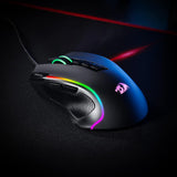 Redragon M612 Predator RGB Gaming Mouse, 8000 DPI Wired  Optical Gamer Mouse with 11 Programmable Buttons & 5  Backlit Modes