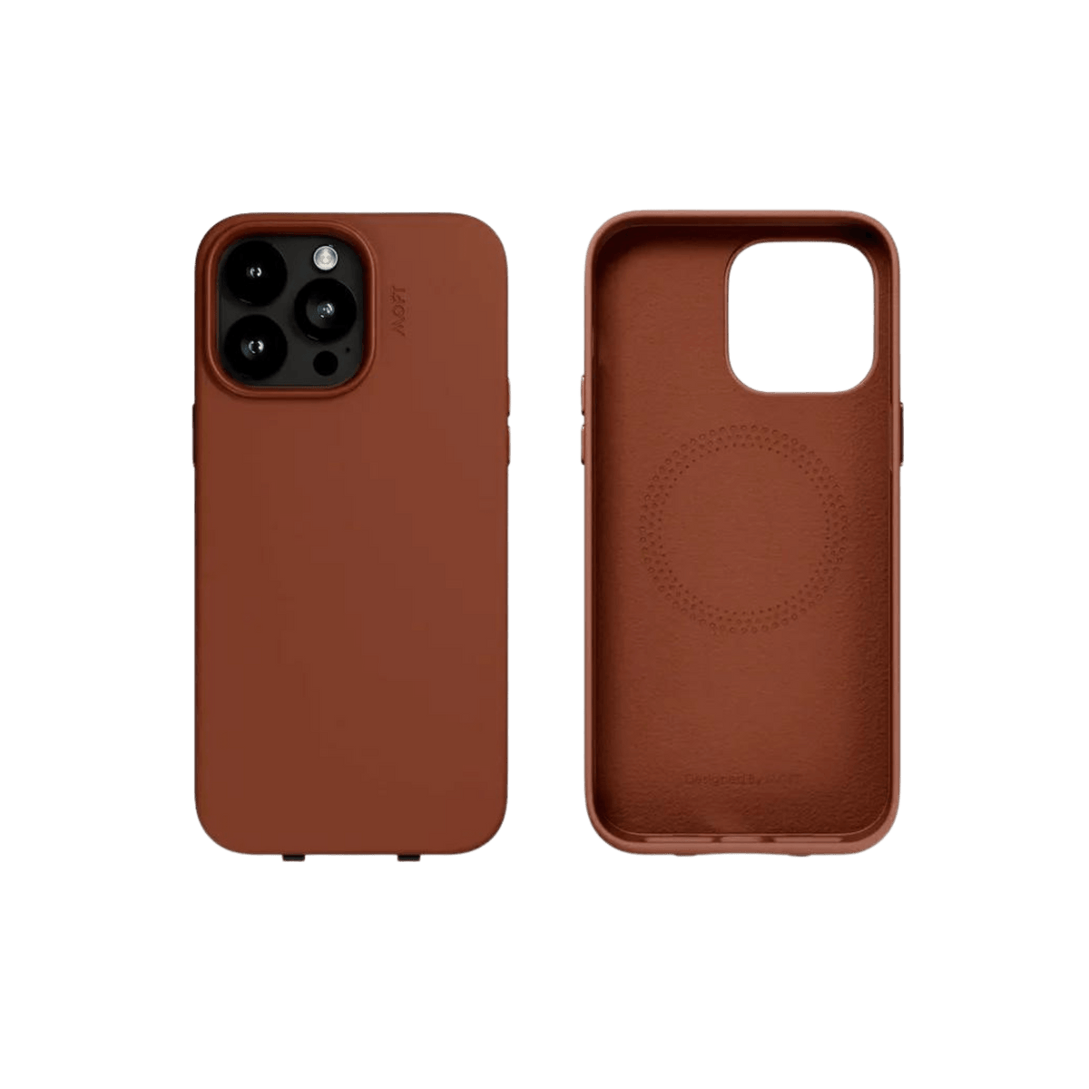 MOFT Snap Phone Case Vegan Leather, iPhone 14 Promax - Brown - Go Banana