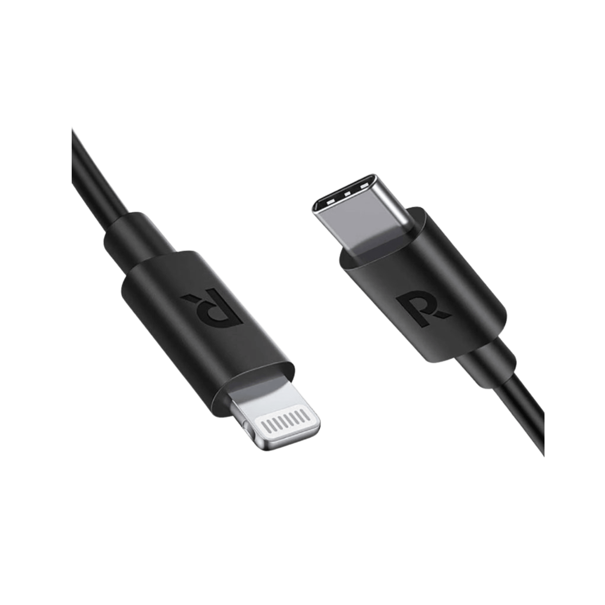 RAVPower MFi Lightning to USB-C Cable / 1m / Support PD Charging / Black - Go Banana