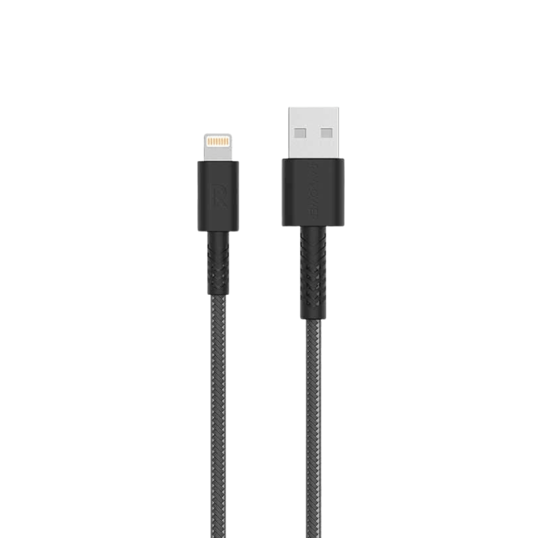 Ravpower kevlar braided lightning cable 2m - black - Go Banana