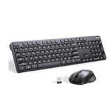 Ugreen Wireless Membrane Keyboard & Ergonomic Mouse Combo | Bluetooth & 2.4Ghz