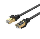 Unitek 15M, CAT7 Flat Cable - RJ45 (8P8C) Male to Male, Black - Go Banana